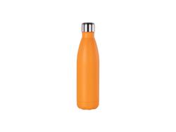 Botella Cola 19oz/500ml Recubierto en Polvo (Naranja)
