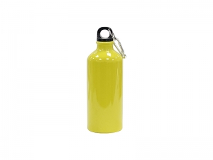 Sublimation Blanks 20oz/600ml Aluminium Water Bottle(Yellow)