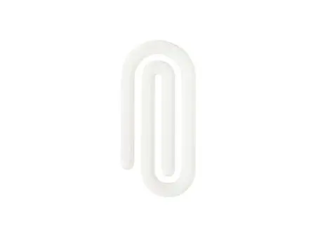 Clips de papel subacrílico (forma regular, 4,8 * 10 * 0,4 cm)