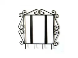 Quadro de Ferro suporte de chaves para azulejos de 6&quot;