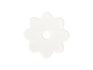 Sublimation Blanks Acrylic Name Tag (8.1*8.1*0.4cm,Lace Shape)
