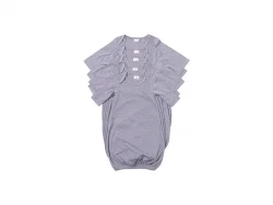 Pijama Bebê Manga Comprida Tamanho M (Cinza,3-6M)