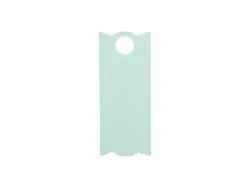 Engraving Blanks Rectangle Silicone Name Tag for 40oz Stanley Tumbler (3.3*8*0.3cm,Mint Green)