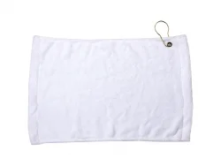 Sublimation 28*43cm Microfiber Suede Golf Towel w/ Grommet(11 in.x17 in.)
